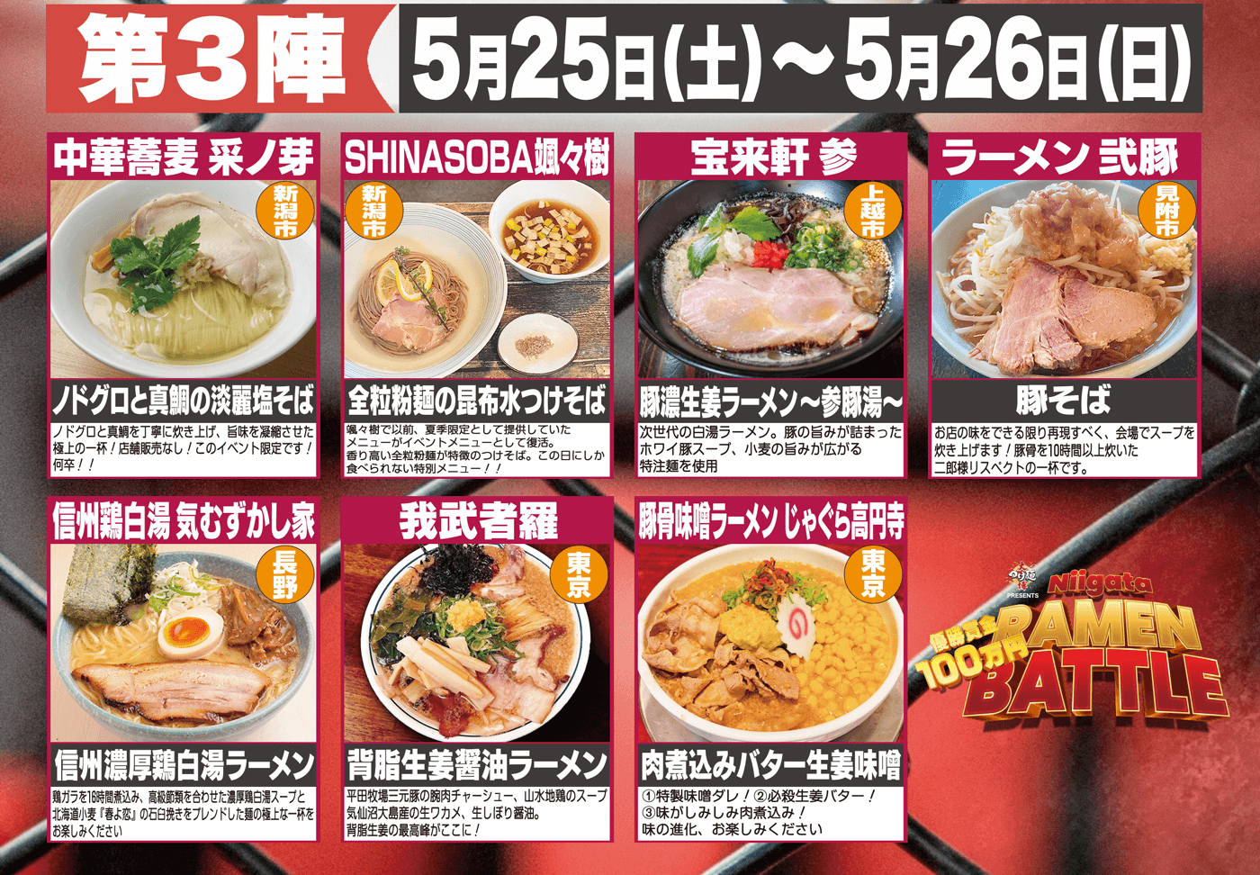 大つけ麺博Presents 新潟ラーメンバトル